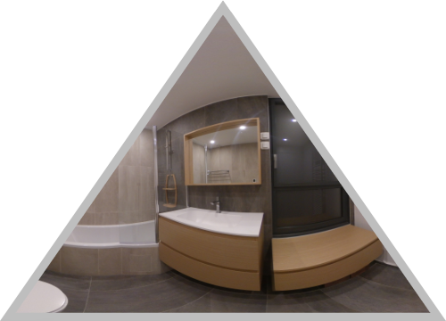 Salle de bain en 360°